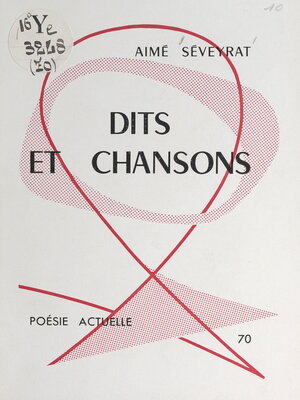 cover image of Dits et chansons